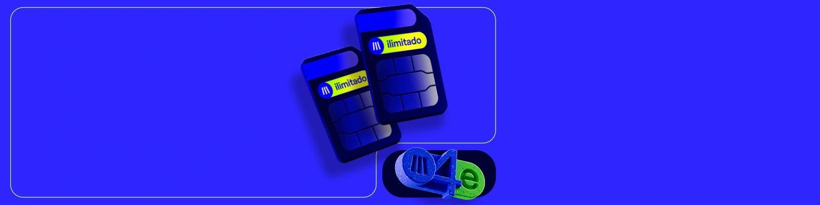 2 cartões com GB, sms e mins ilimitados no teu pacote M4e
