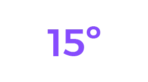 15º 15º