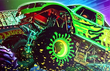 Hot Wheels Monster Trucks Live Glow Party