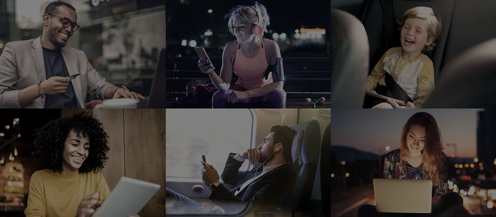Internet móvel em qualquer lugar