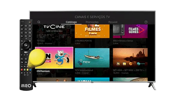 Lista de canais TV, destaques e promoções TV - Fibra