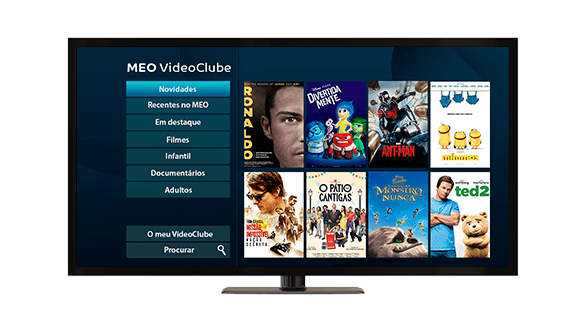 Videoclube com milhares de filmes