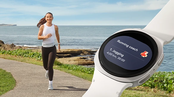 Runnig Coach em utilização