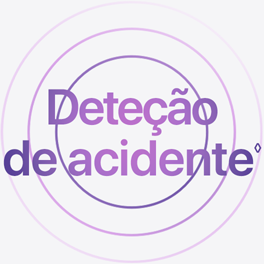 Deteção de acidente. Consulte os avisos legais