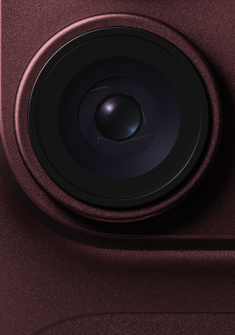 Lente de abertura variável da câmara principal do iPhone 18 Pro bordô