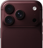 iPhone 18 Pro na cor bordô, com câmara Principal de 48 MP e abertura variável