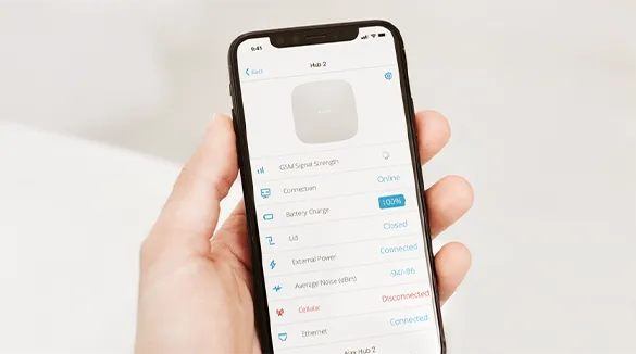 Ecrã da app mobile