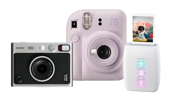 Câmaras e impressoras Instax