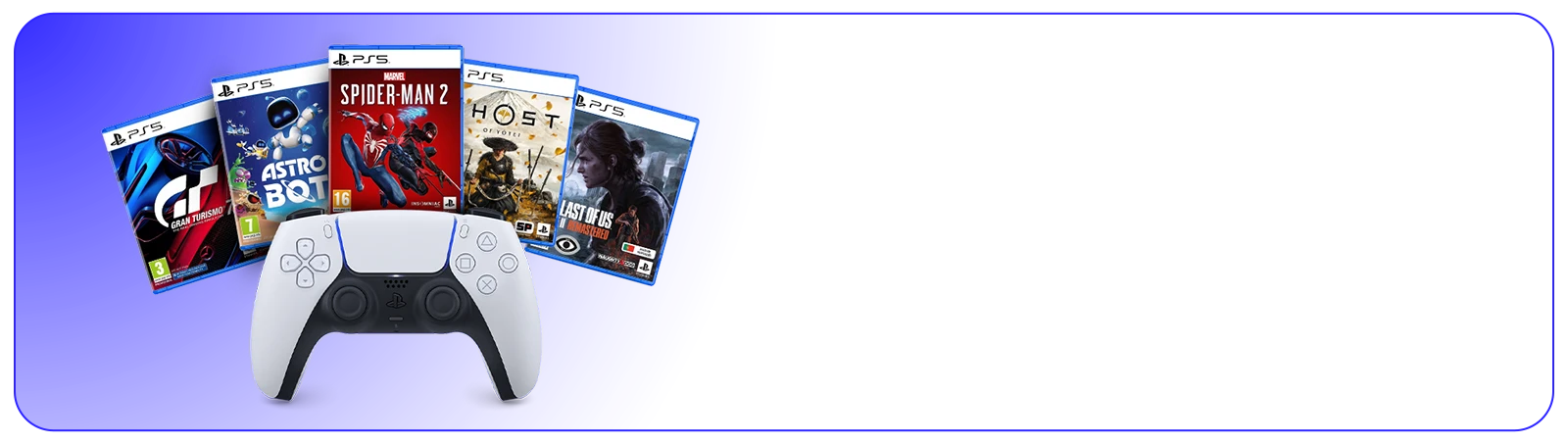 Comando sem Fios DualSense PS5 + Jogo Comando sem Fios DualSense PS5 + Jogo